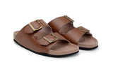 Truda Sandal in Chestnut from Green Laces