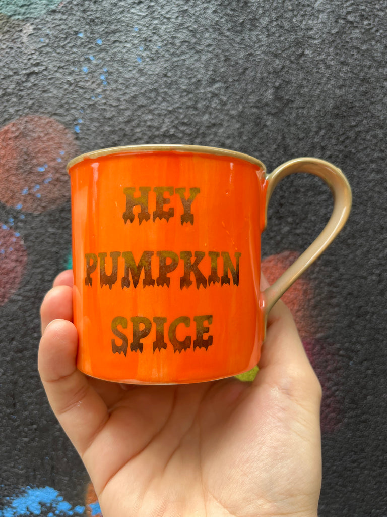 Hey Pumpkin Spice Mug from Auburn Clay Barn