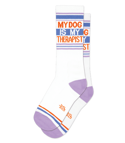 My Dog Is My Therapist Socks from Gumball Poodle
