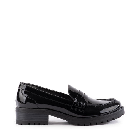 Roulette Loafer in Black V-Patent from BC Footwear