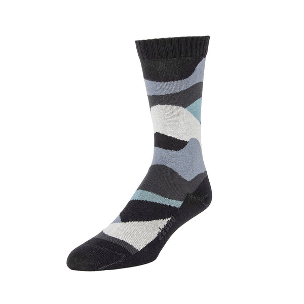 Dunes Socks in Black from Zkano