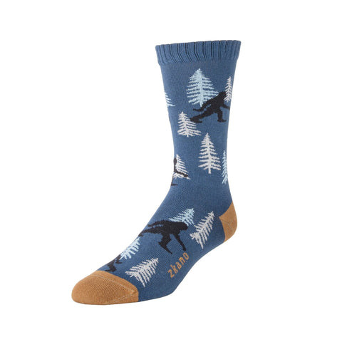Into the Wilderness Socks in Navy from Zkano