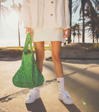 Reusable Tote in Green Sprinkle from Notabag