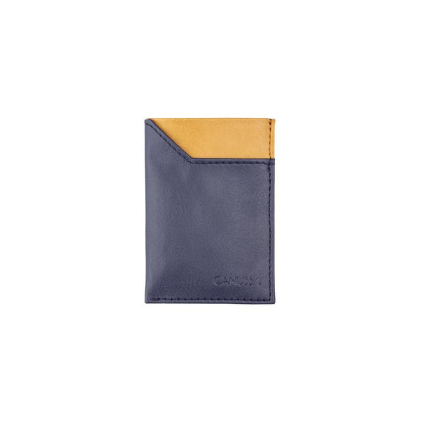 Cardholder in Blue/Camel from Canussa