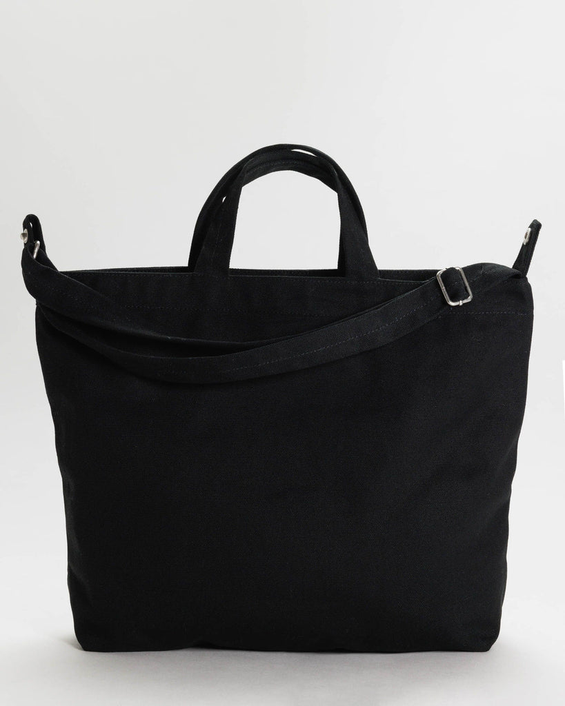 Horizontal Zip Duck Bag in Black from BAGGU
