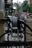 Emmylou Belt in Black/Silver from Novacas