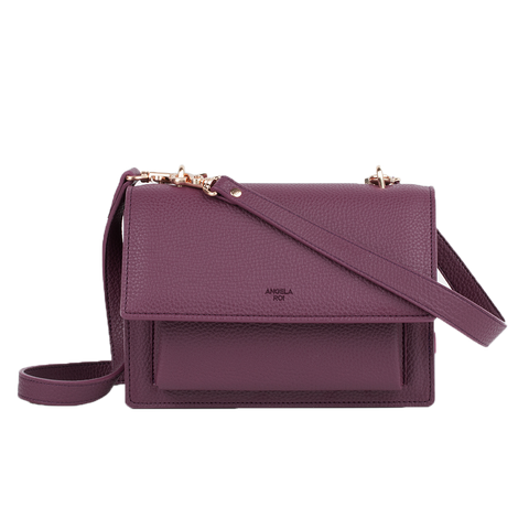 Eloise Satchel in Purple from Angela Roi